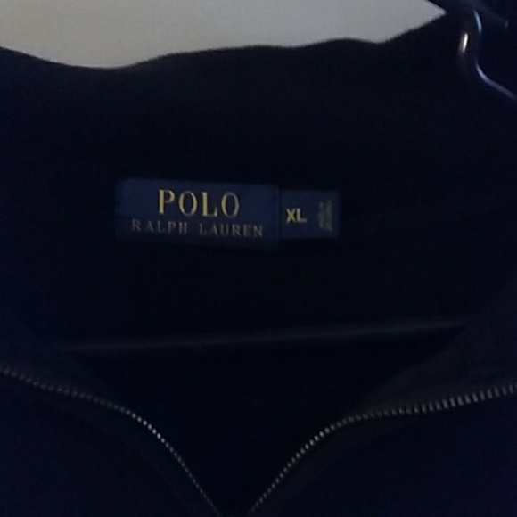 Black with blue Polo Ralph Lauren zip up - Picture 4 of 4